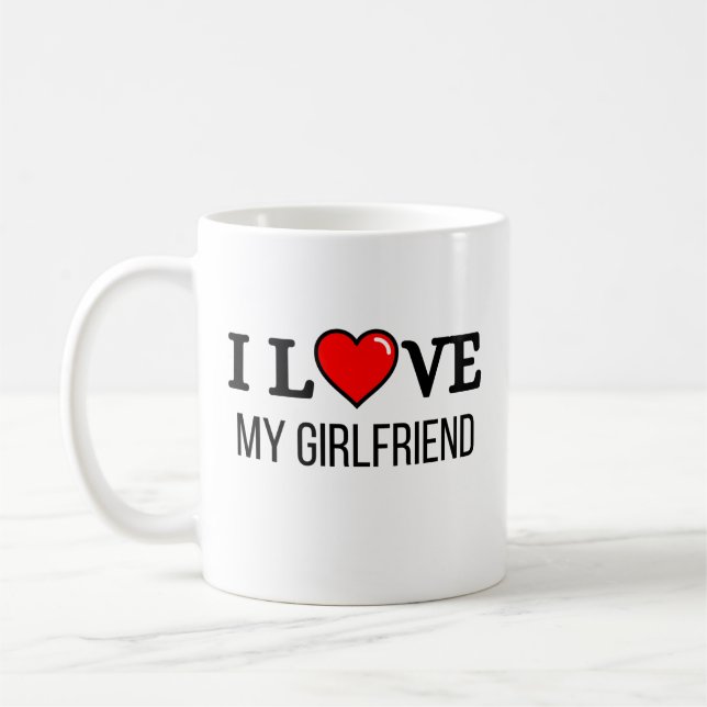 Mug I love my girlfriend (Gauche)