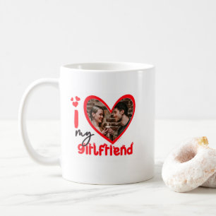 Mug I Love My Girlfriend Photo Gift Classic Mug, 11 oz