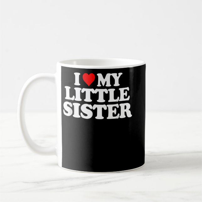 Mug I Love My Little Sister (Gauche)
