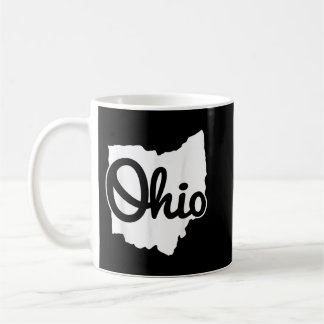 Mug I Love My Ohio Home Script Ohio TShirt Buckeye Sta