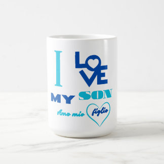 Mug I Love My Son / Amo mio figlio bilingue