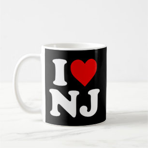 Mug I Love Nj Heart New Jersey