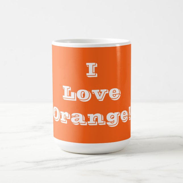 Mug I Love Orange (Centre)