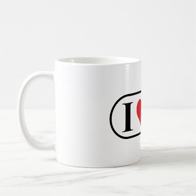 Mug I Love Panzer (Gauche)