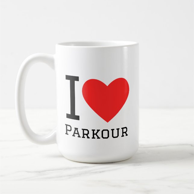 Mug I love parkour (Gauche)