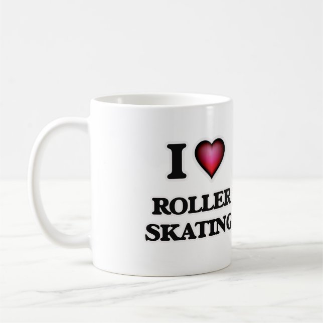 Mug I Love Roller Skating (Gauche)