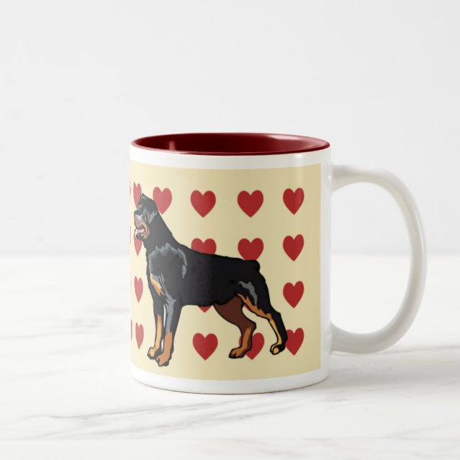 Mug - I Love Rottweilers (Right)