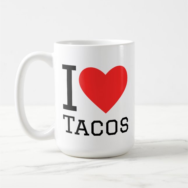 Mug I love tacos (Gauche)
