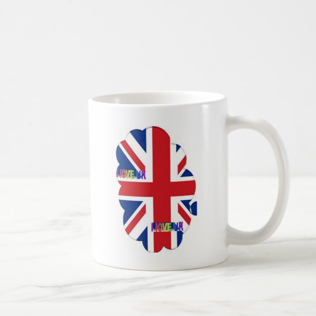 Mug I Love UK Art Print (Droite)