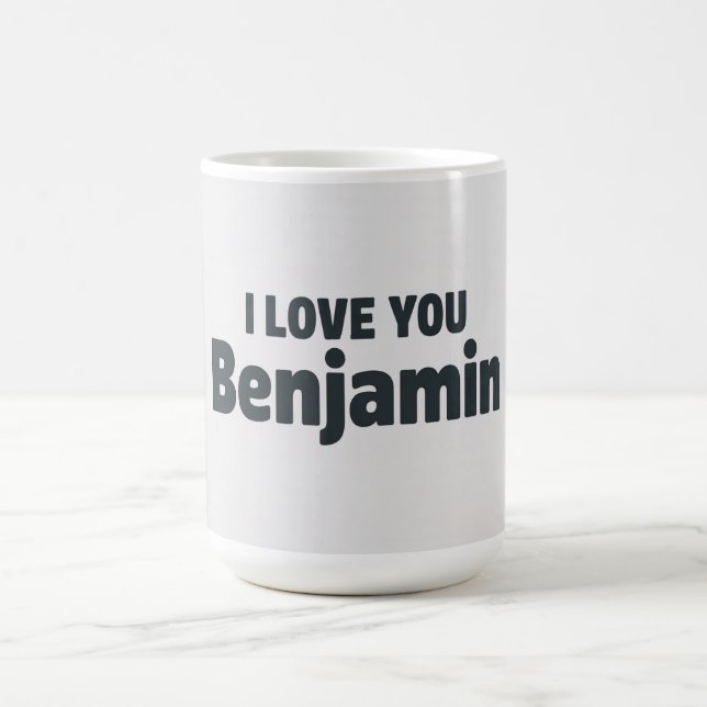 Mug I Love You Benjamin (Centre)