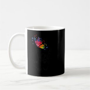 Mug I Love You Hand Sign Language Butterfly Puzzle Pie