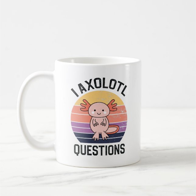 Mug I Questions Axolotl (Gauche)