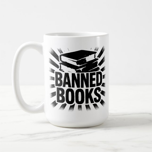 Mug I Read Banned Books (Gauche)