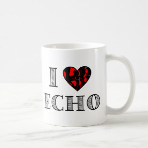 Mug I rouge d'écho de LubDub