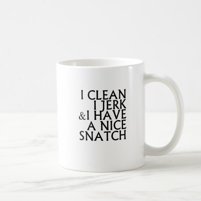 Mug I secousse propre d'I j'ai les T-shirts (Droite)