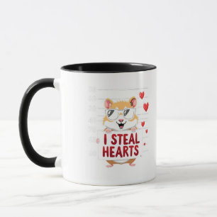 Mug I Steal Hearts Hamster Lover Saint-Valentin