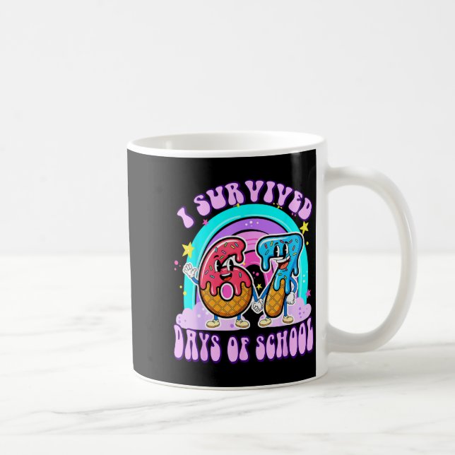 Mug I Survived 67 Days Of School Funny 67 Teachers Stu (Droite)