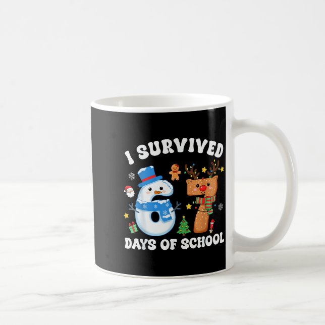 Mug I Survived 67 Days Of School Funny Meme Six Seven  (Droite)