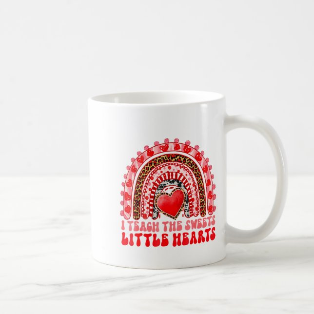 Mug I Teach The Sweetest Little Heart Funny Valentine  (Droite)