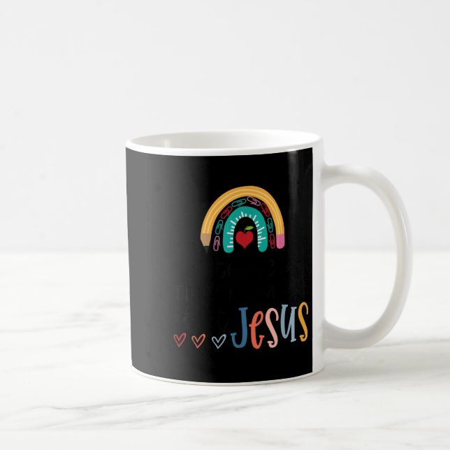 Mug I Teach Tiny Humans About Jesus Christian Teacher  (Droite)