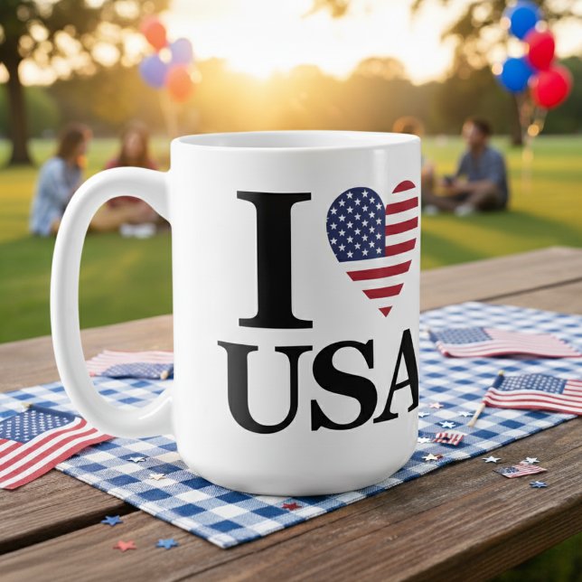 MUG "I ❤️ USA" ("I ❤️ USA" COFFEE MUG)