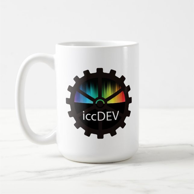mug iccDEV pour un développeur de gestion de coule (Gauche)