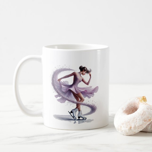 Mug Ice Skater  (Avec donut)