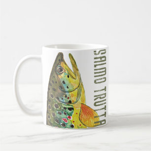 Mug Ichthyologie Brown de truites, pêche, pêche à la m