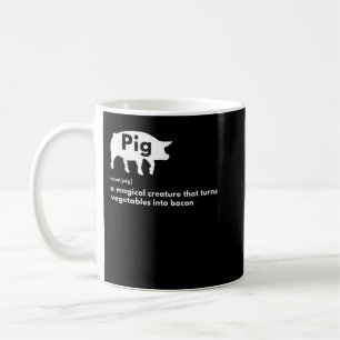Mug Ici Piggy Piggy T-shirt Chasse aux sangliers Vinta