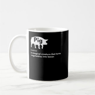 Mug Ici Piggy Piggy T-shirt Chasse aux sangliers Vinta