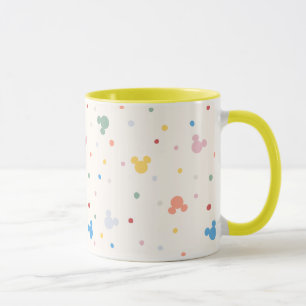 Mug Icône colorée de Mickey Mouse et motif de lancer d