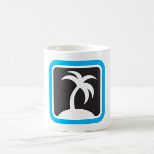 Mug Icône de palmier