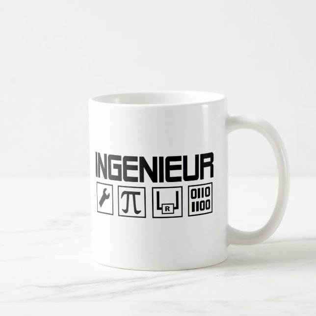 Mug icône d'ingénieur (Droite)