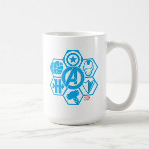 Mug Icône du badge Avengers Assemble