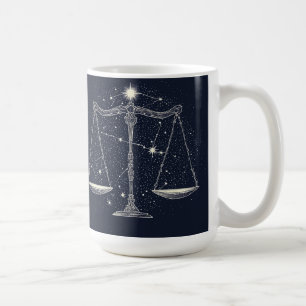 Mug Icône du signe du zodiaque Balance avec des balanc