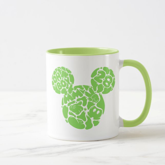 Mug Icône Liquide Mickey Mouse Vert (Droite)