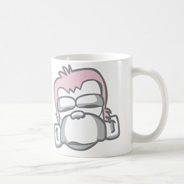 Mug Icône mauvaise de singe (Droite)