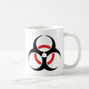Mug icône rouge noire de hardstyle