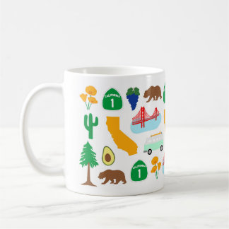 Mug Icônes de Californie