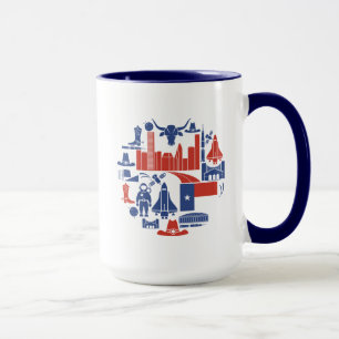 Mug Icônes de Houston le Texas