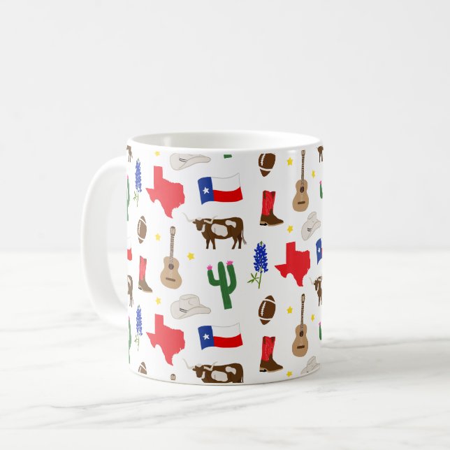 Mug Icônes du Texas (Devant gauche)