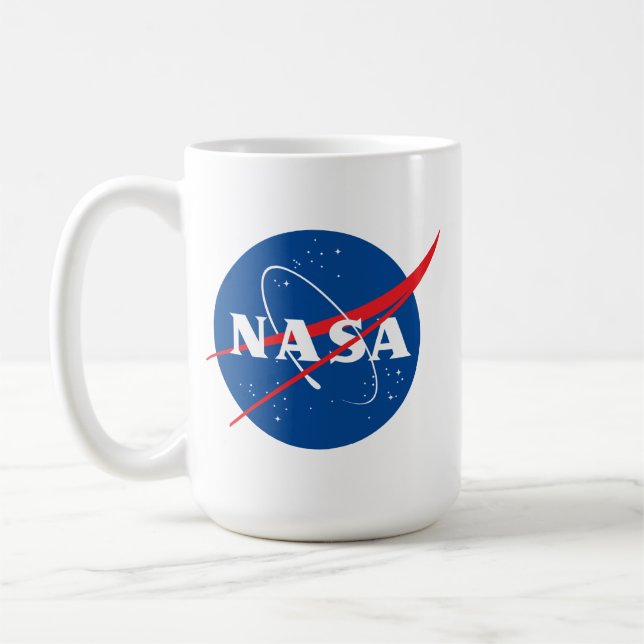 Mug Iconique NASA Rocket White Ceramic Bistro (Gauche)