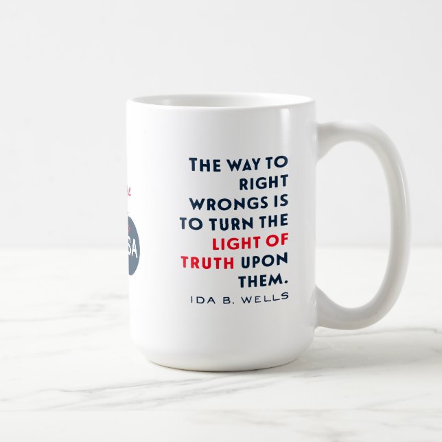 Mug Ida B. 100 ans de vote féminin de Wells (Droite)