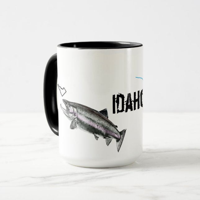 MUG IDAHO STEELHEAD - ICI PÊCHE DE PÊCHE - IDAHO FRAPP (Devant gauche)