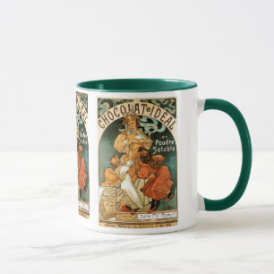Mug Idéal d'Alphonse (Alfons) Mucha Chocolat