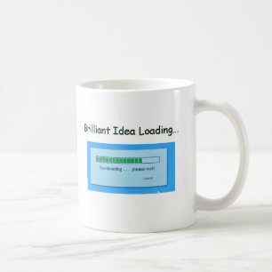 Mug Idée brillante chargeant.