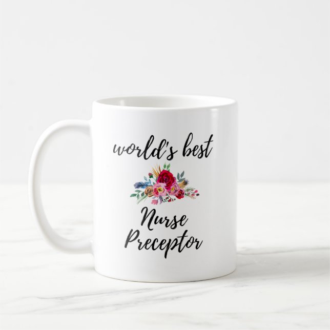Mug Idée cadeau du précepteur infirmière (Gauche)