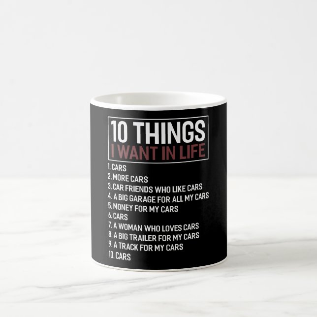 Mug Idée-cadeau pour les amateurs de voitures de muscl (Centre)