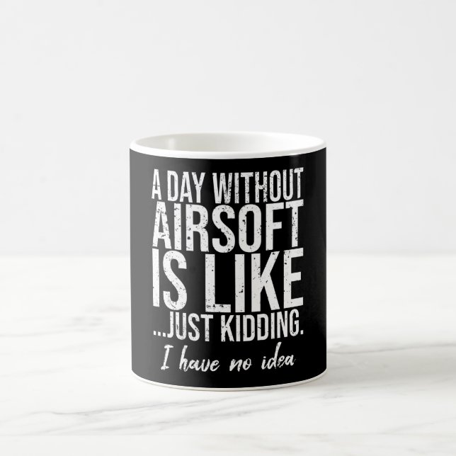 Mug Idée cadeau sport amusant Airsoft (Centre)