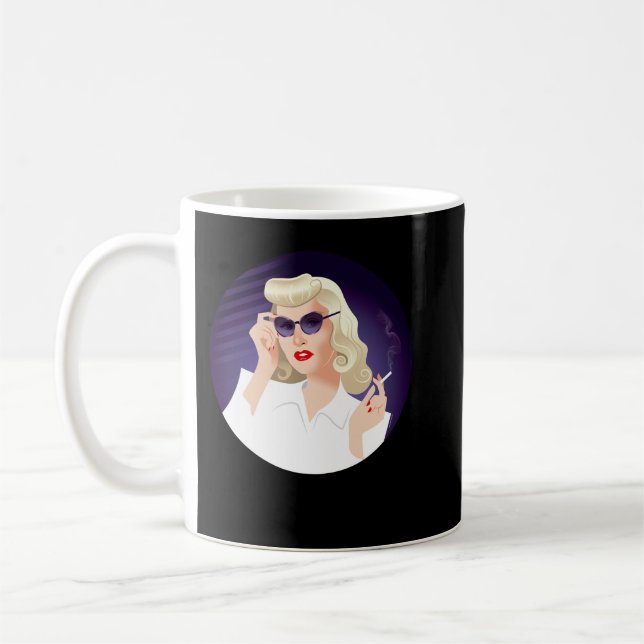 Mug Idée cadeau Stanwyck Drama Barbara Actrice Funny G (Gauche)